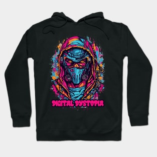 Neon Codebreaker: Unleash the Cyberpunk Within Hoodie